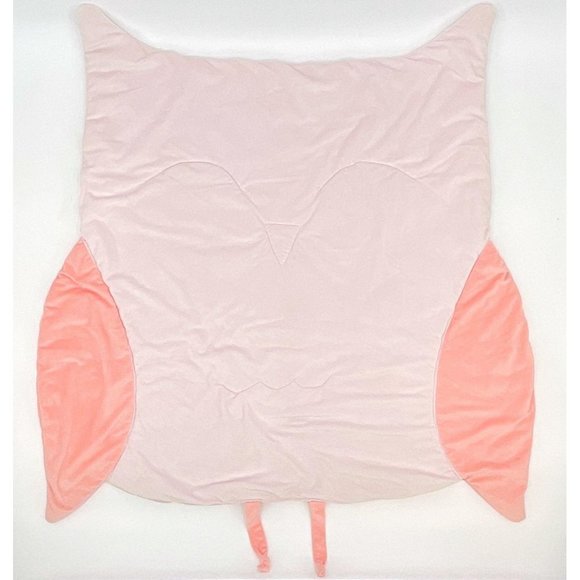 SOLD Cloud Island Baby Pink Plush Owl Play Mat - Picture 2 of 5